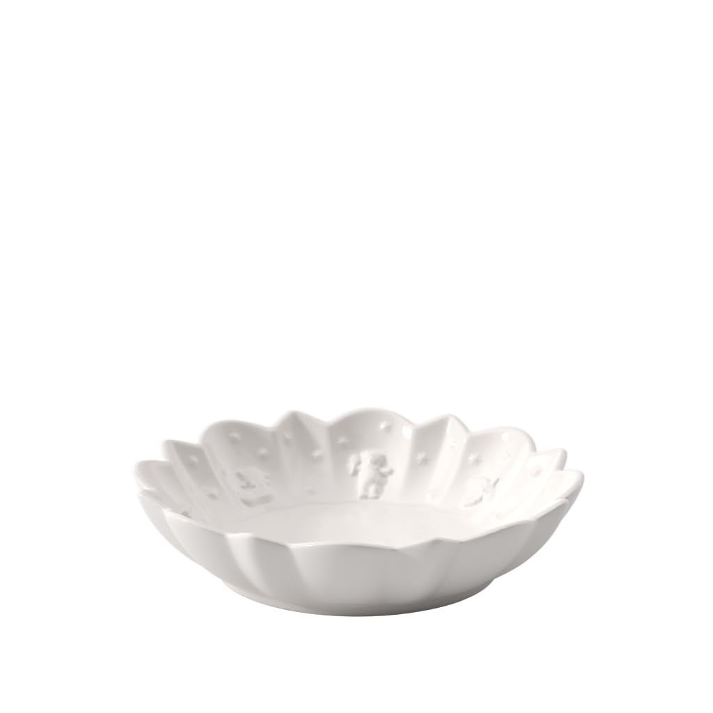 Villeroy & Boch, Toy's Delight Royal Classic Piatto Da Dessert/Colazione Bianco, Lavabile In Lavastoviglie, Adatto Per Microonde, Piatto Natale, Piatto Ceramica Natale, Porcellana Premium