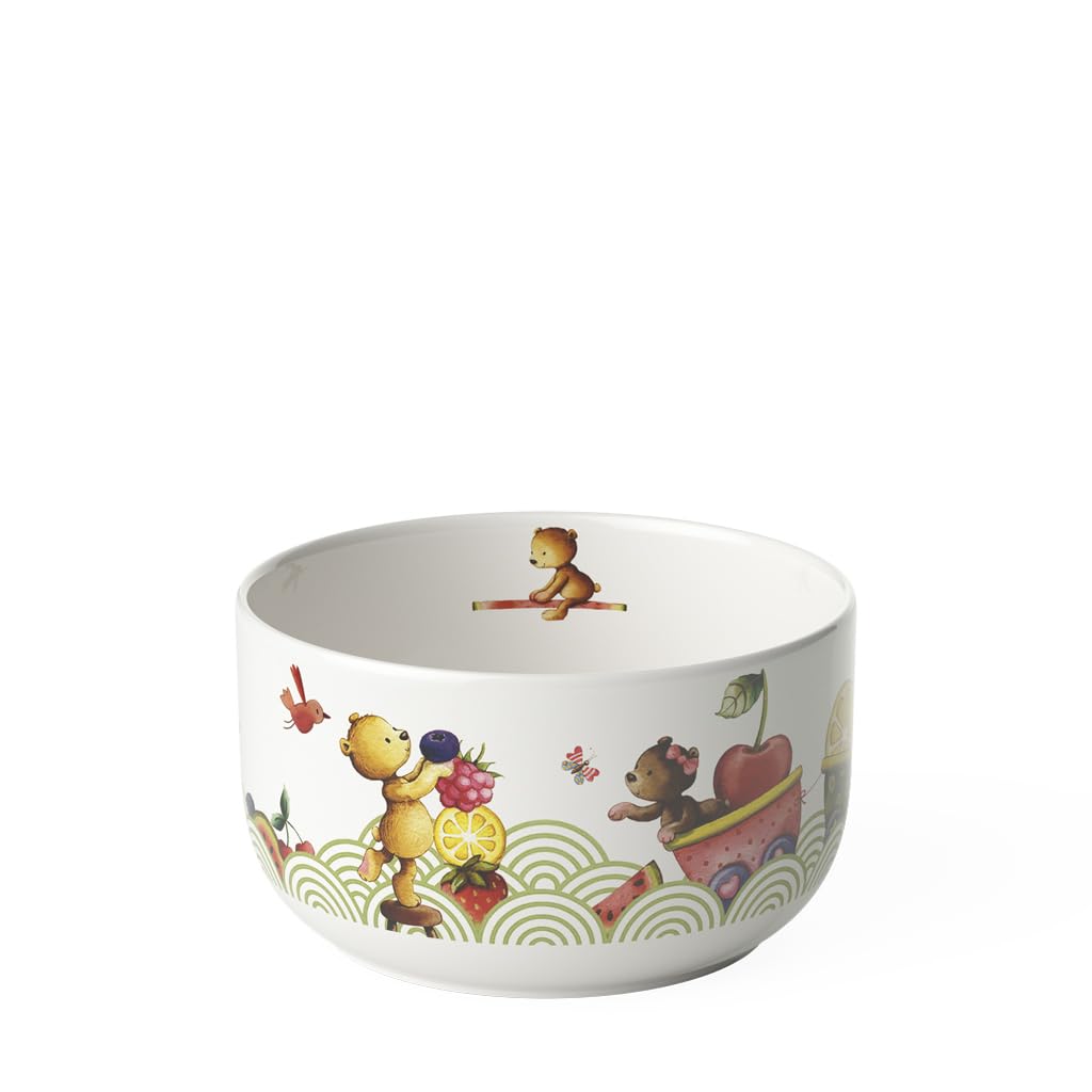 Villeroy & Boch - Kiddy Bears Posate Per Bambini 4 Pezzi, Lavabile in Lavastoviglie, Set di Posate, Acciaio Inossidabile