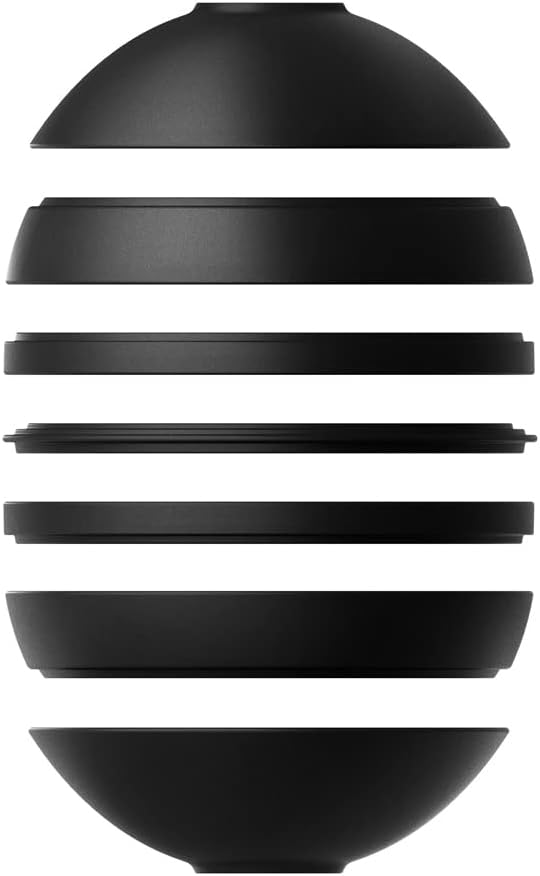Villeroy & Boch - La Boule Black, set da tavola 7 pezzi per due persone, Porcellana Premium
