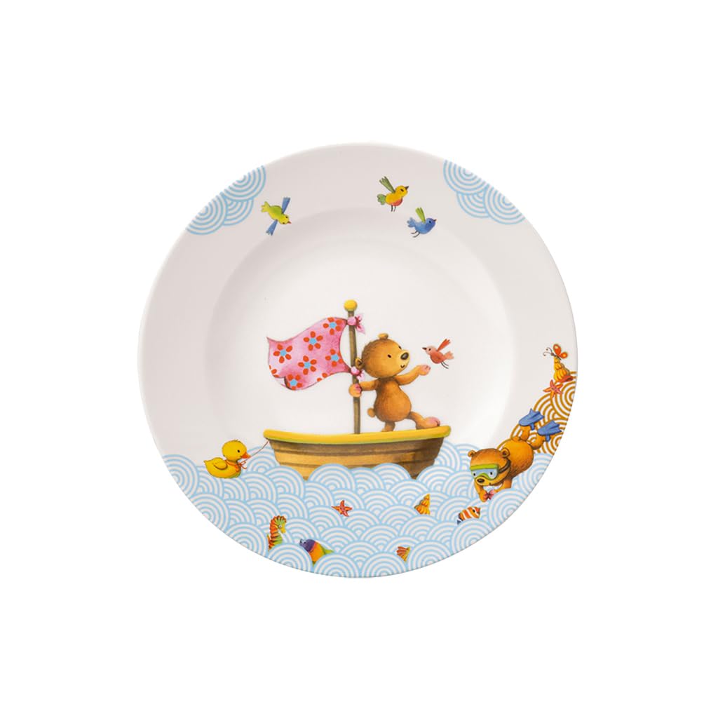 Villeroy & Boch - Kiddy Bears Posate Per Bambini 4 Pezzi, Lavabile in Lavastoviglie, Set di Posate, Acciaio Inossidabile
