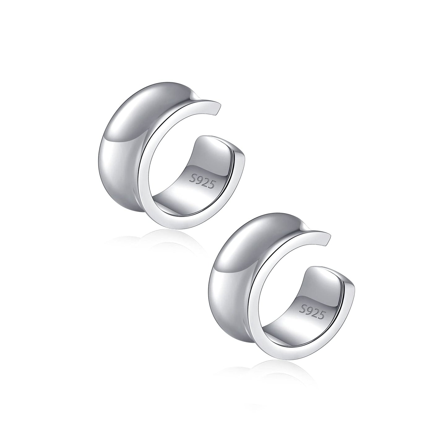 CHIC & ARTSY Orecchini Ear Cuff Orecchini in argento Cuff Wrap Orecchini con cartilagine Piccoli orecchini a clip non forati Gioielli per donne