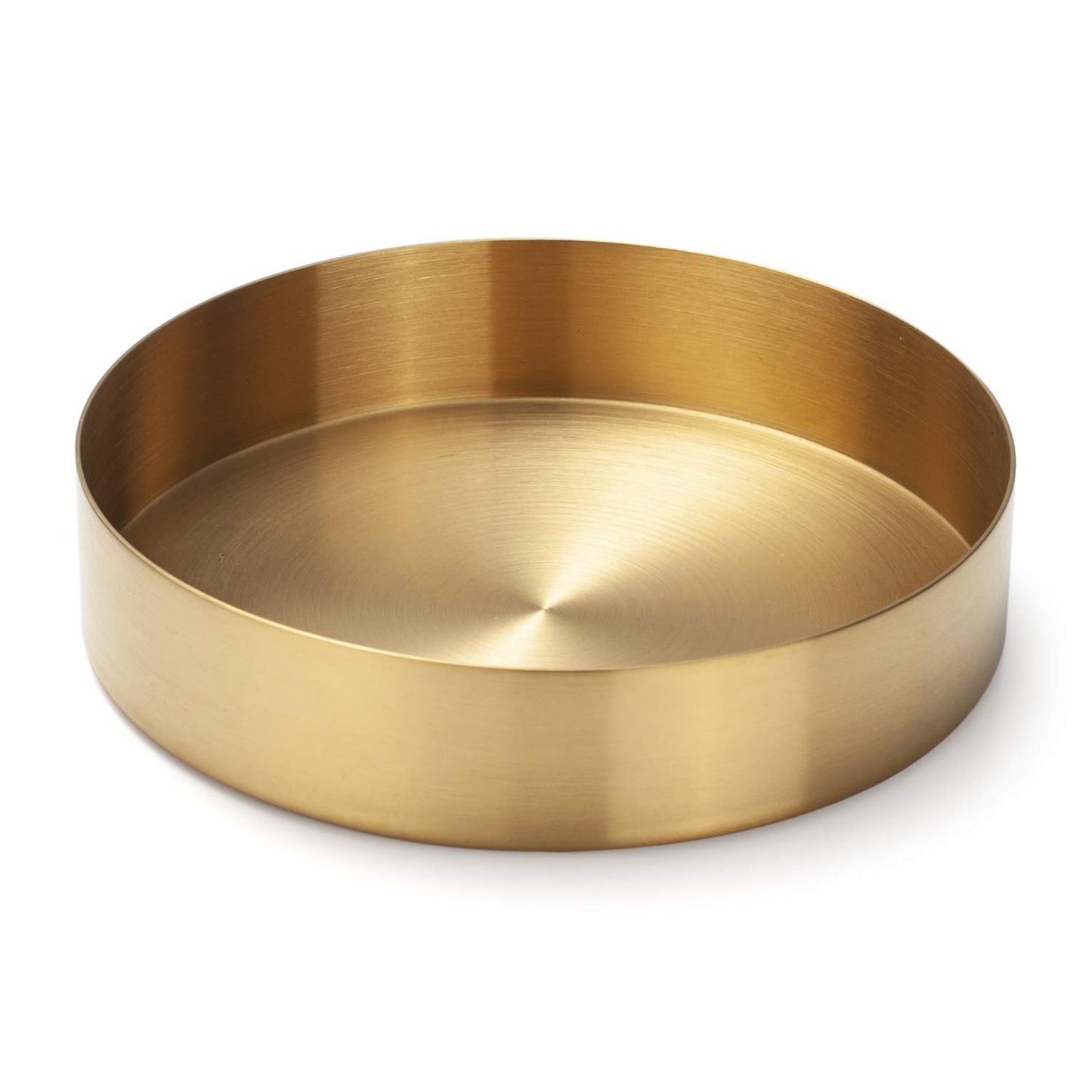 Vassoio Decorativo di Immagazzinaggio Dell'organizzatore del Vassoio Dell'oro Rotondo per Gioielli, Trucco, Articoli da Toeletta, Stoviglie da Cucina Oro 32cm
