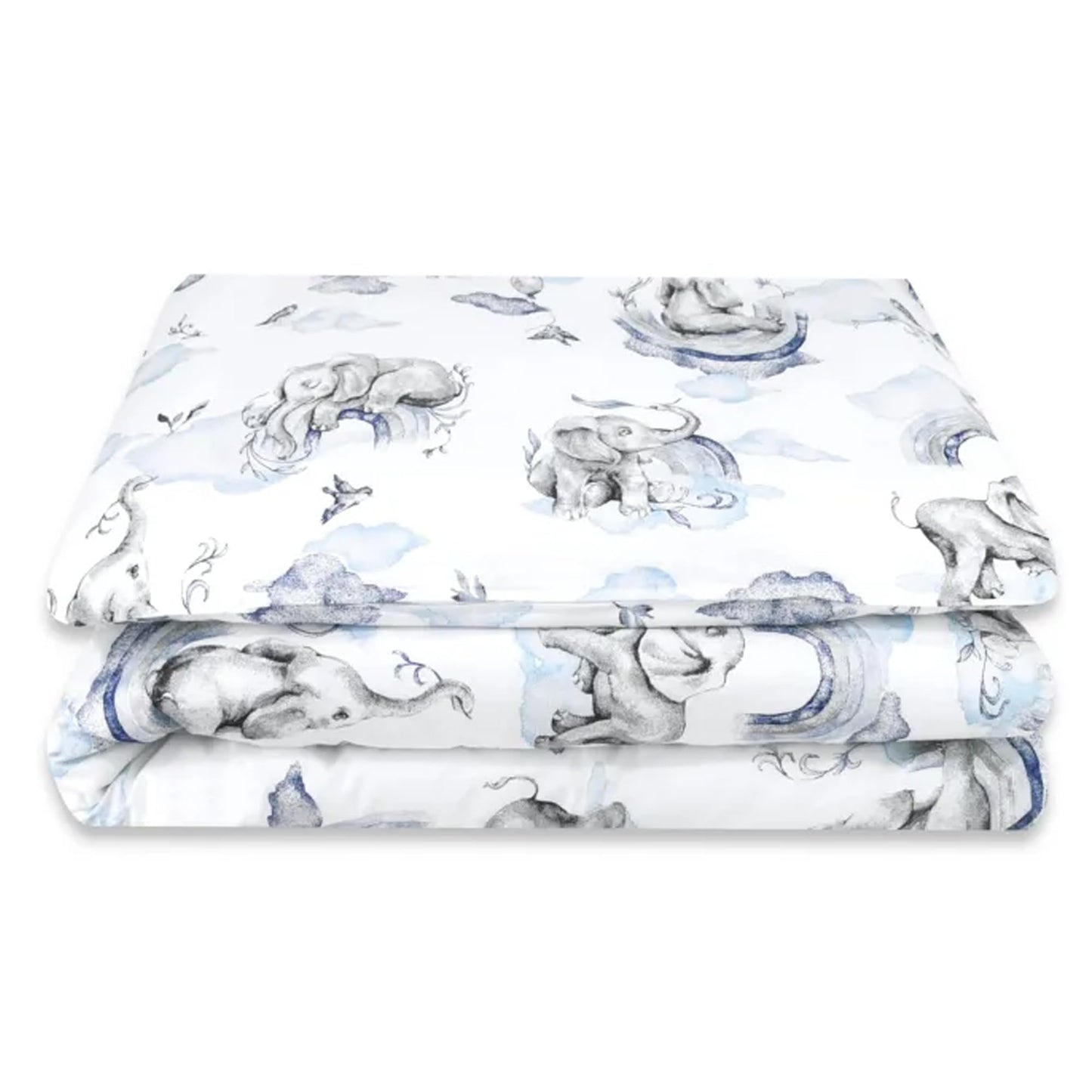 Baby Safe Copripiumino Lettino Neonato 120 x 90 cm copripiumino culla 100% cotone biologico Certificato OEKO-TEX lenzuola letto singolo bambino set biancheria da letto Cactus
