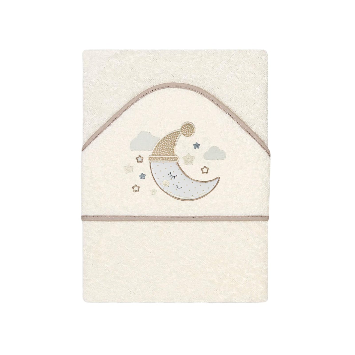 Mantello da bagno con cappuccio in spugna 100% cotone, misura 100 cm x 100 cm, asciugamano per bambino con cappuccio per bambini piccoli, morbido e assorbente con un design amorevole, colore: