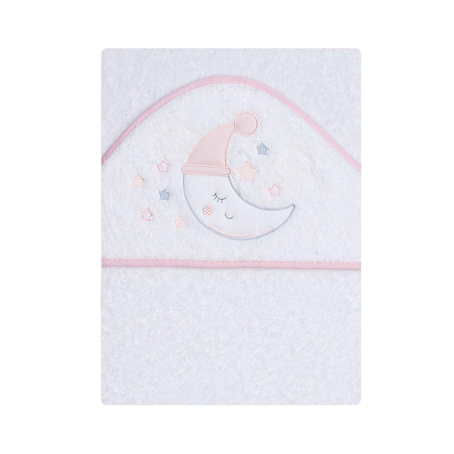 Mantello da bagno con cappuccio in spugna 100% cotone, misura 100 cm x 100 cm, asciugamano per bambino con cappuccio per bambini piccoli, morbido e assorbente con un design amorevole, colore: