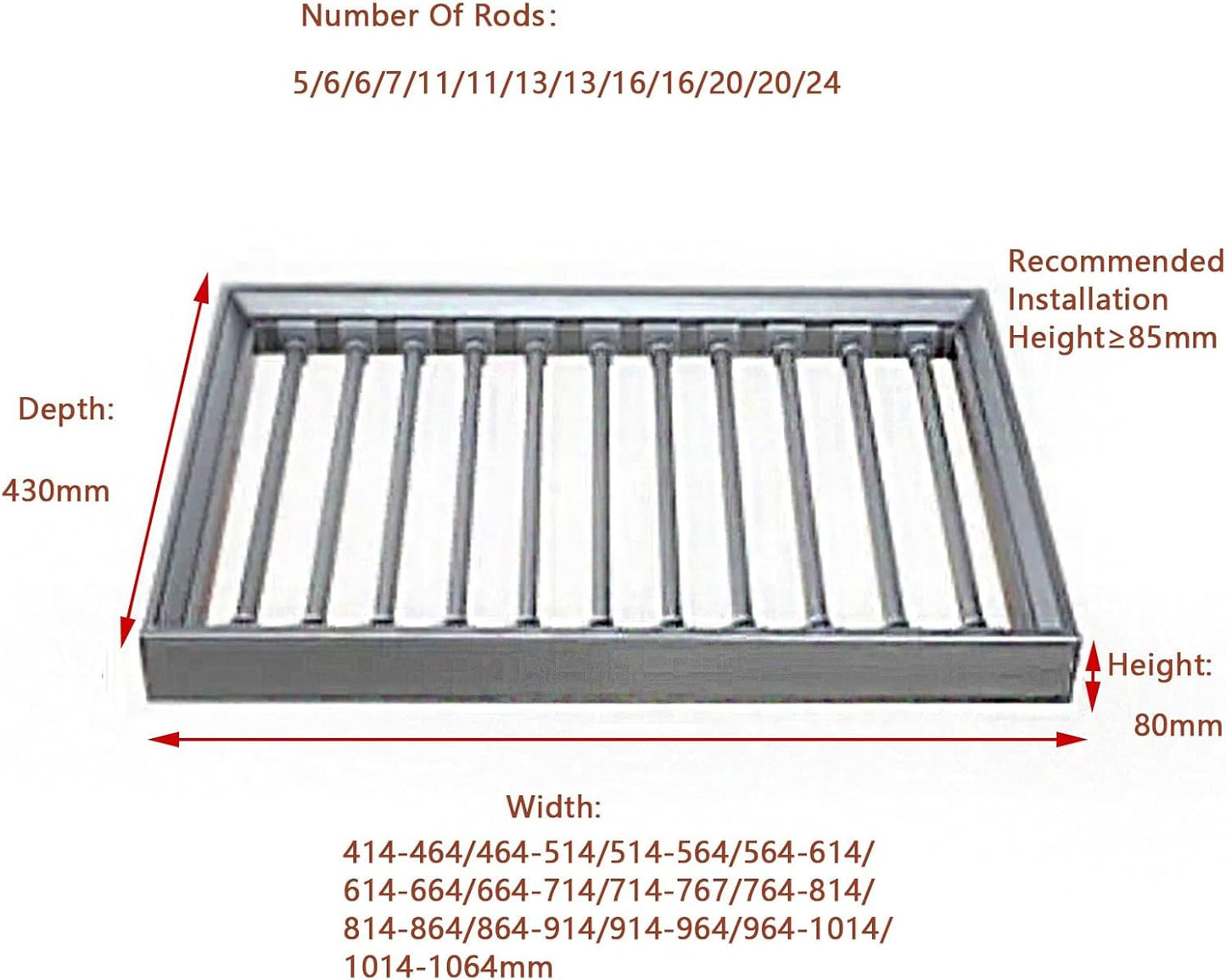 Stendibiancheria Pieghevole, Stendibiancheria Sopra La Lavatrice, Cestello For Armadio Incorporato, Cassetto Porta Pantaloni Estraibile Salvaspazio(414-464mm)