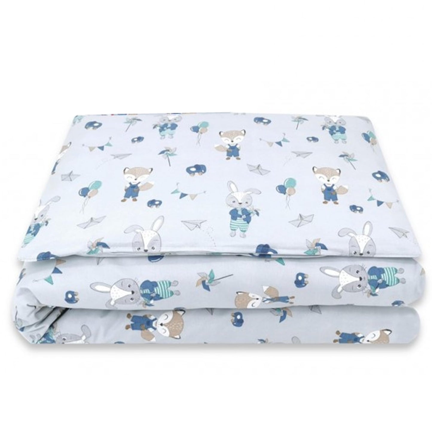 Baby Safe Copripiumino Lettino Neonato 120 x 90 cm copripiumino culla 100% cotone biologico Certificato OEKO-TEX lenzuola letto singolo bambino set biancheria da letto Cactus