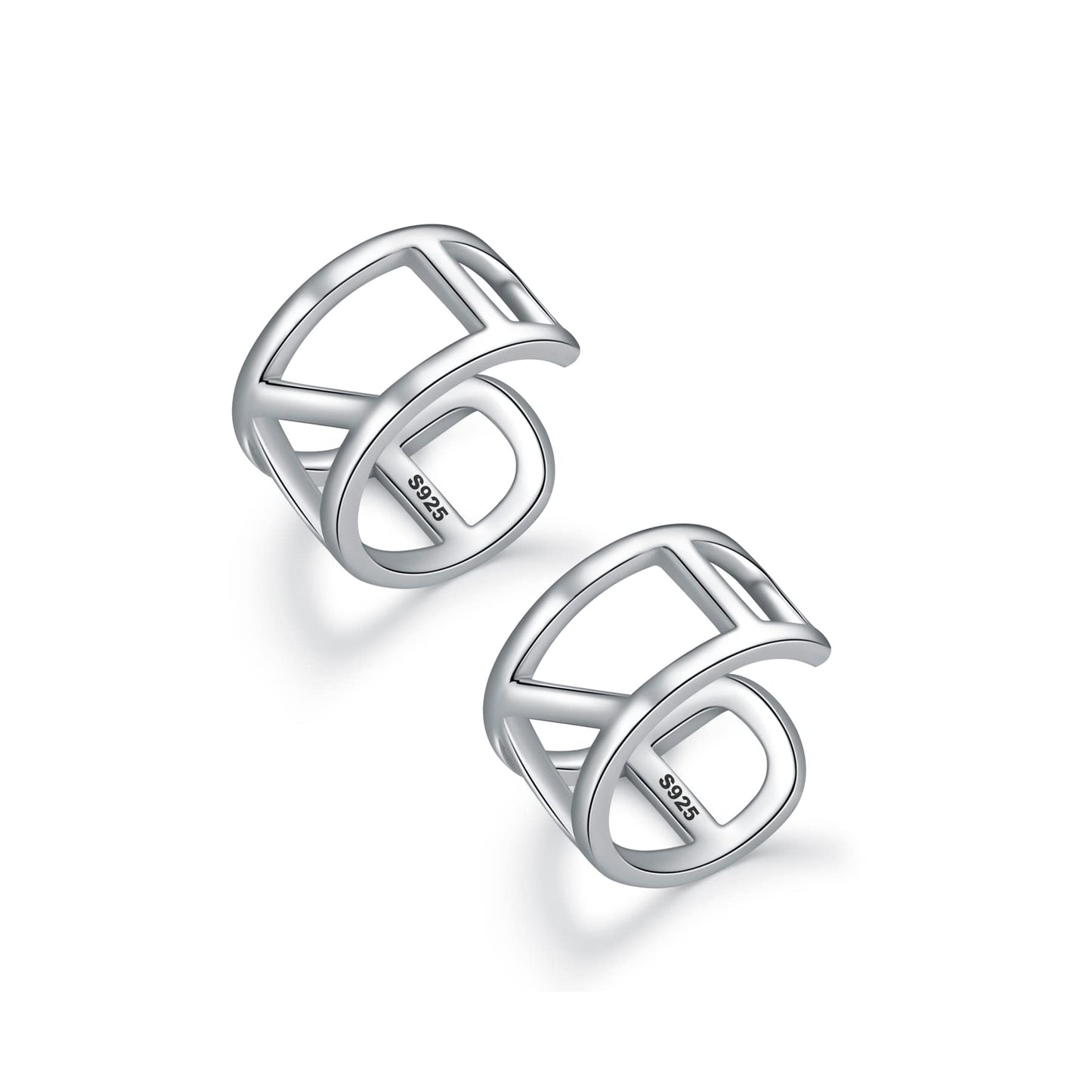 CHIC & ARTSY Orecchini Ear Cuff Orecchini in argento Cuff Wrap Orecchini con cartilagine Piccoli orecchini a clip non forati Gioielli per donne