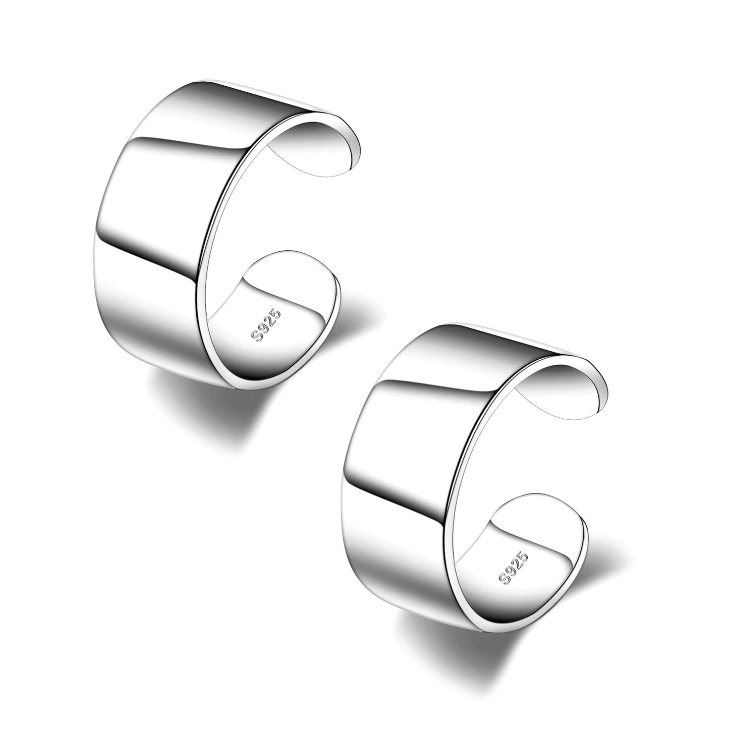 CHIC & ARTSY Orecchini Ear Cuff Orecchini in argento Cuff Wrap Orecchini con cartilagine Piccoli orecchini a clip non forati Gioielli per donne