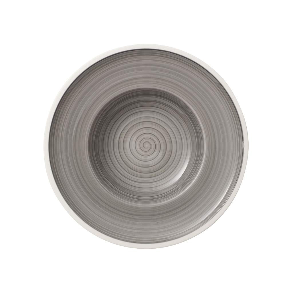 Villeroy & Boch - Manufacture Starter Set 6 Pezzi Nero, Lavabile in Lavastoviglie, Adatto per Microonde, Piatti Ardesia, Scodella, Servizio, Set di Stoviglie, Porcellana Premium