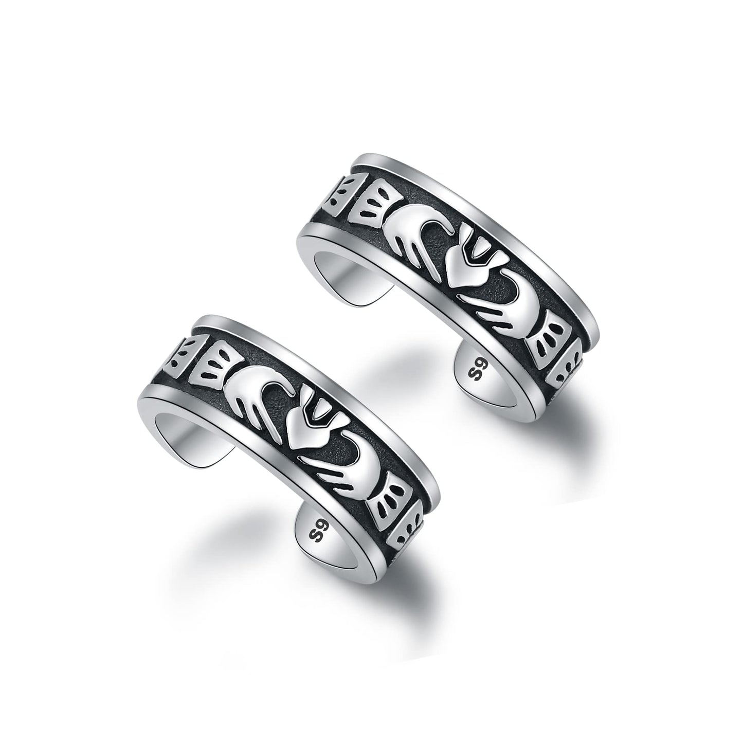 CHIC & ARTSY Orecchini Ear Cuff Orecchini in argento Cuff Wrap Orecchini con cartilagine Piccoli orecchini a clip non forati Gioielli per donne