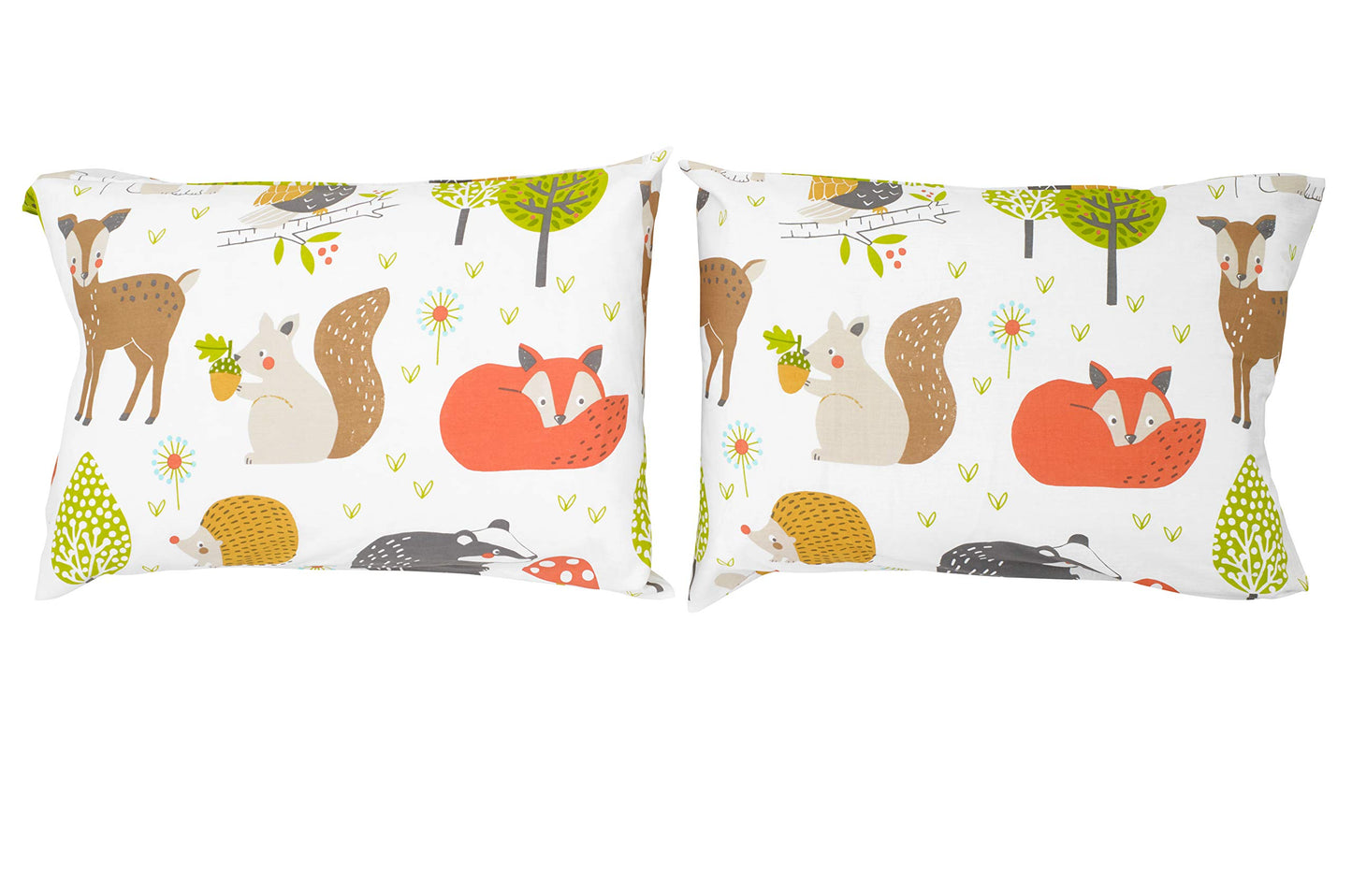 Bloomsbury Mill - Set Copripiumino Singolo Bambino e Bambina - Grigio & Bianco Stelle - Lenzuola Letto Singolo Reversibile - Set di Biancheria da Letto per Bambini - 135x200cm e Federe