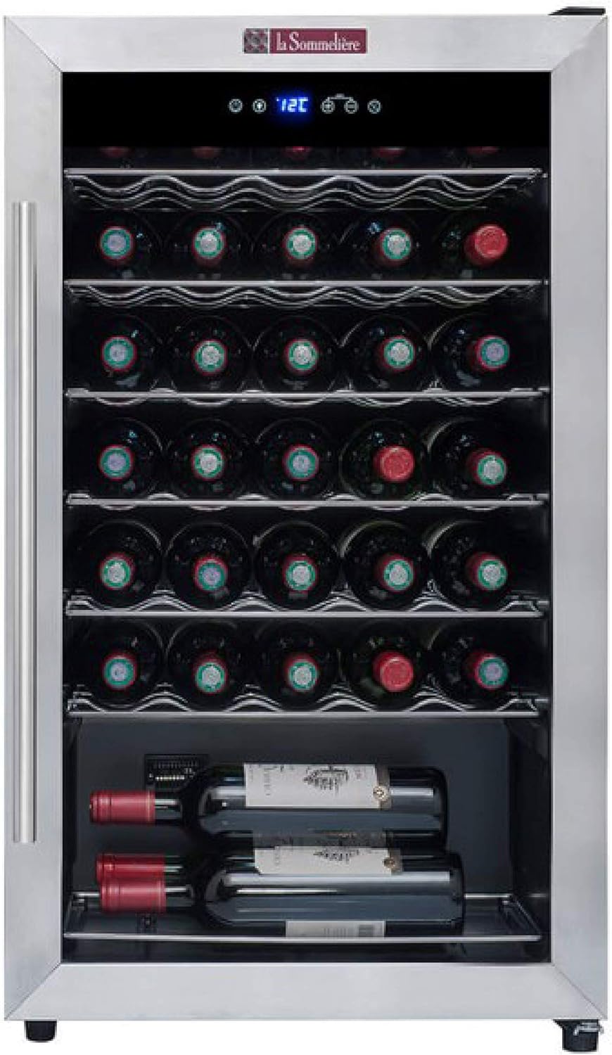 Cantina temperata LS34A — La Sommelière — Con una grande capacità di conservare 34 bottiglie di vino e preservarne la qualità fino al giorno della degustazione