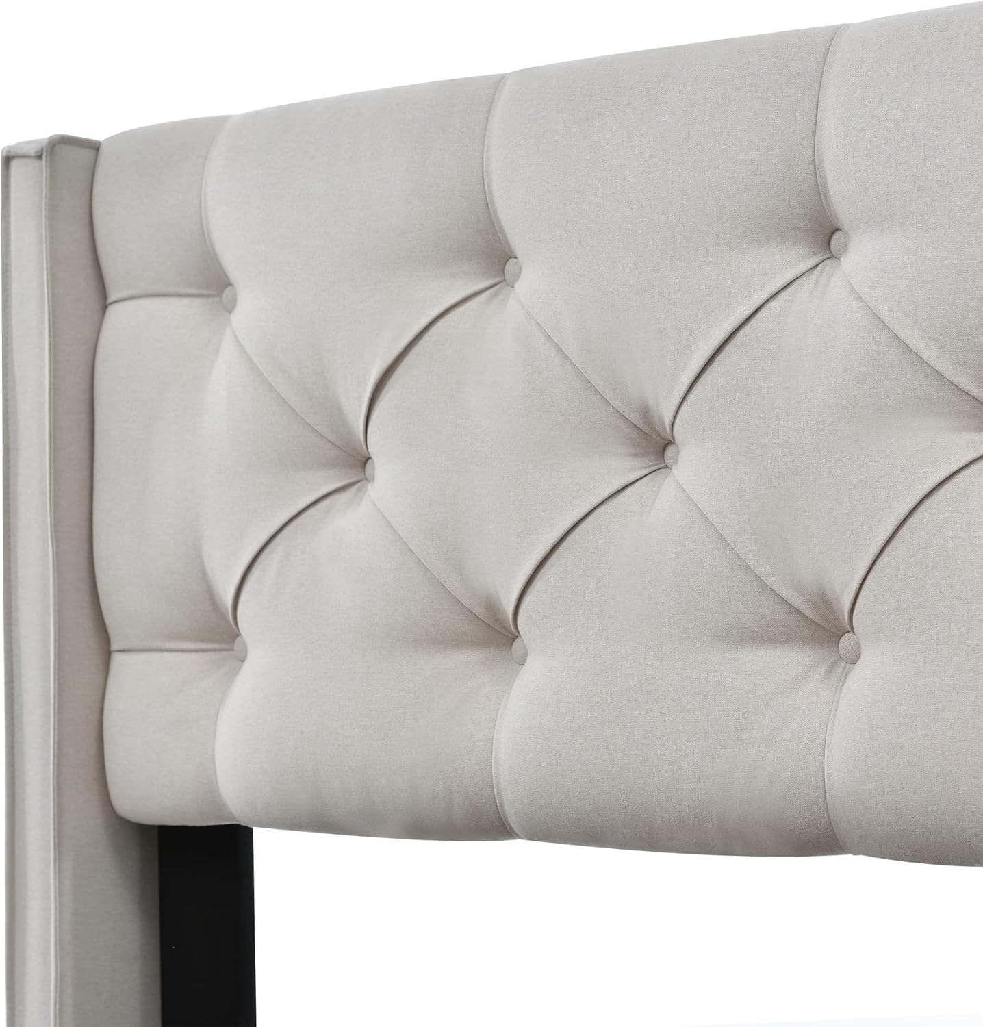 Letto Imbottito 160X200 Idraulico per Adulti con Rete a Doghe in Legno, Struttura e Testata, Moderna con Contenitore Sottoletto, Cotone, Grigio Chiaro, Senza Materasso