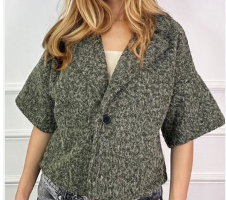 Cappottino donna manica corta