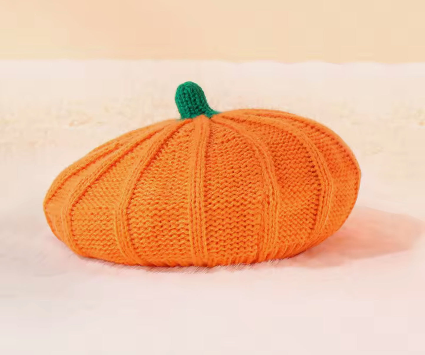 Cappellino zucca per bambini