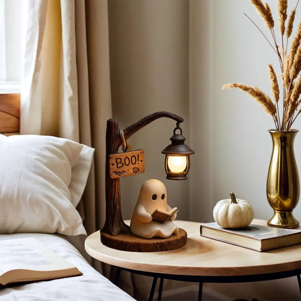 Decorazione fantasma con lampione
