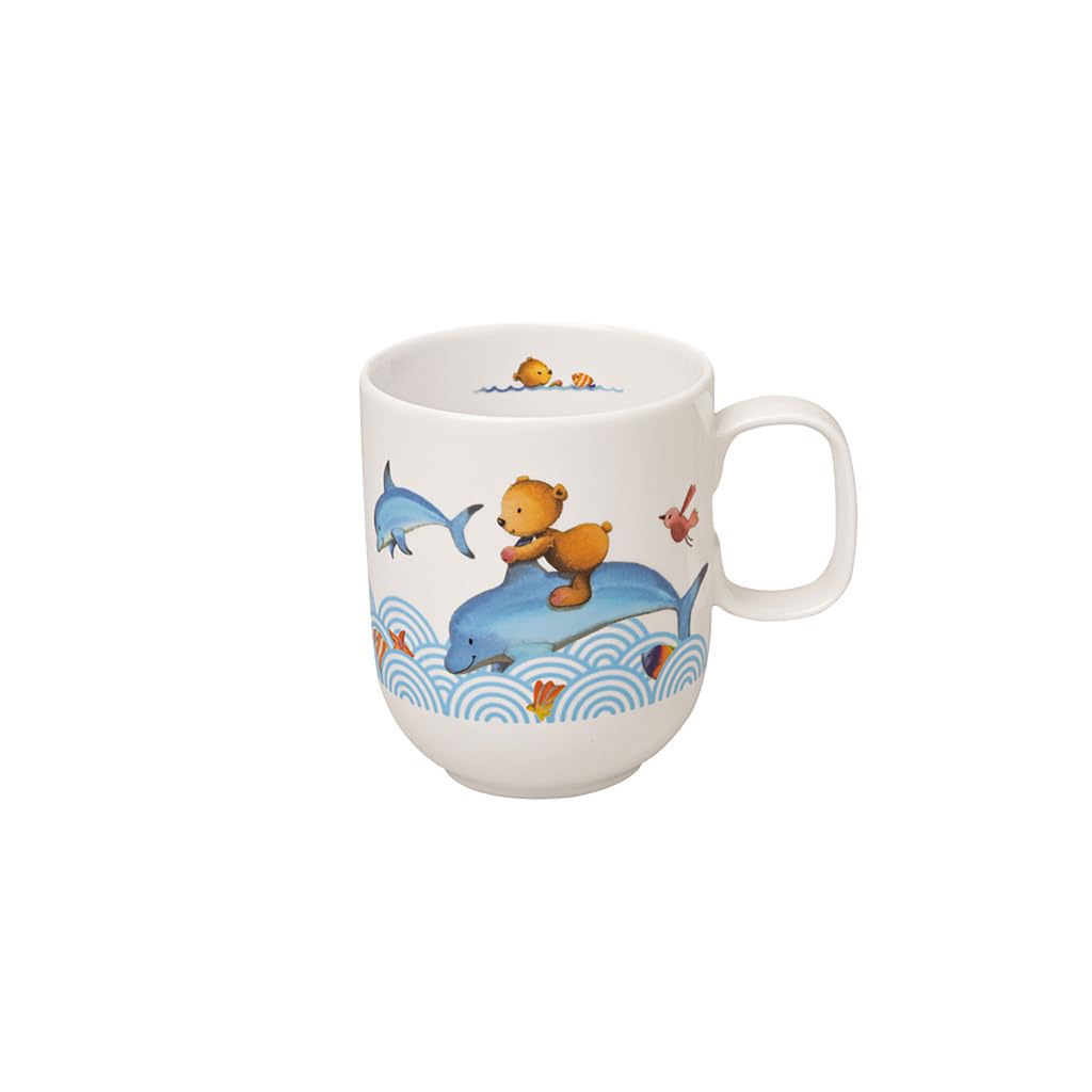 Villeroy & Boch - Kiddy Bears Posate Per Bambini 4 Pezzi, Lavabile in Lavastoviglie, Set di Posate, Acciaio Inossidabile