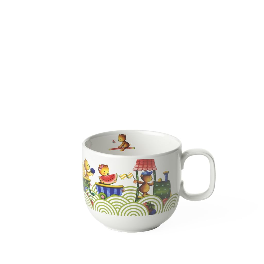 Villeroy & Boch - Kiddy Bears Posate Per Bambini 4 Pezzi, Lavabile in Lavastoviglie, Set di Posate, Acciaio Inossidabile