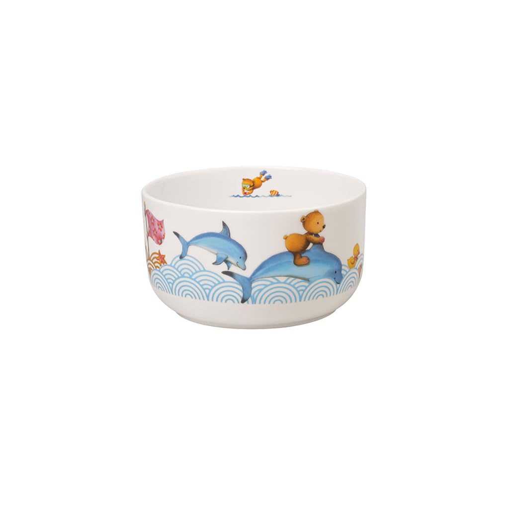Villeroy & Boch - Kiddy Bears Posate Per Bambini 4 Pezzi, Lavabile in Lavastoviglie, Set di Posate, Acciaio Inossidabile