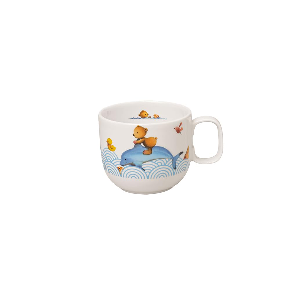 Villeroy & Boch - Kiddy Bears Posate Per Bambini 4 Pezzi, Lavabile in Lavastoviglie, Set di Posate, Acciaio Inossidabile
