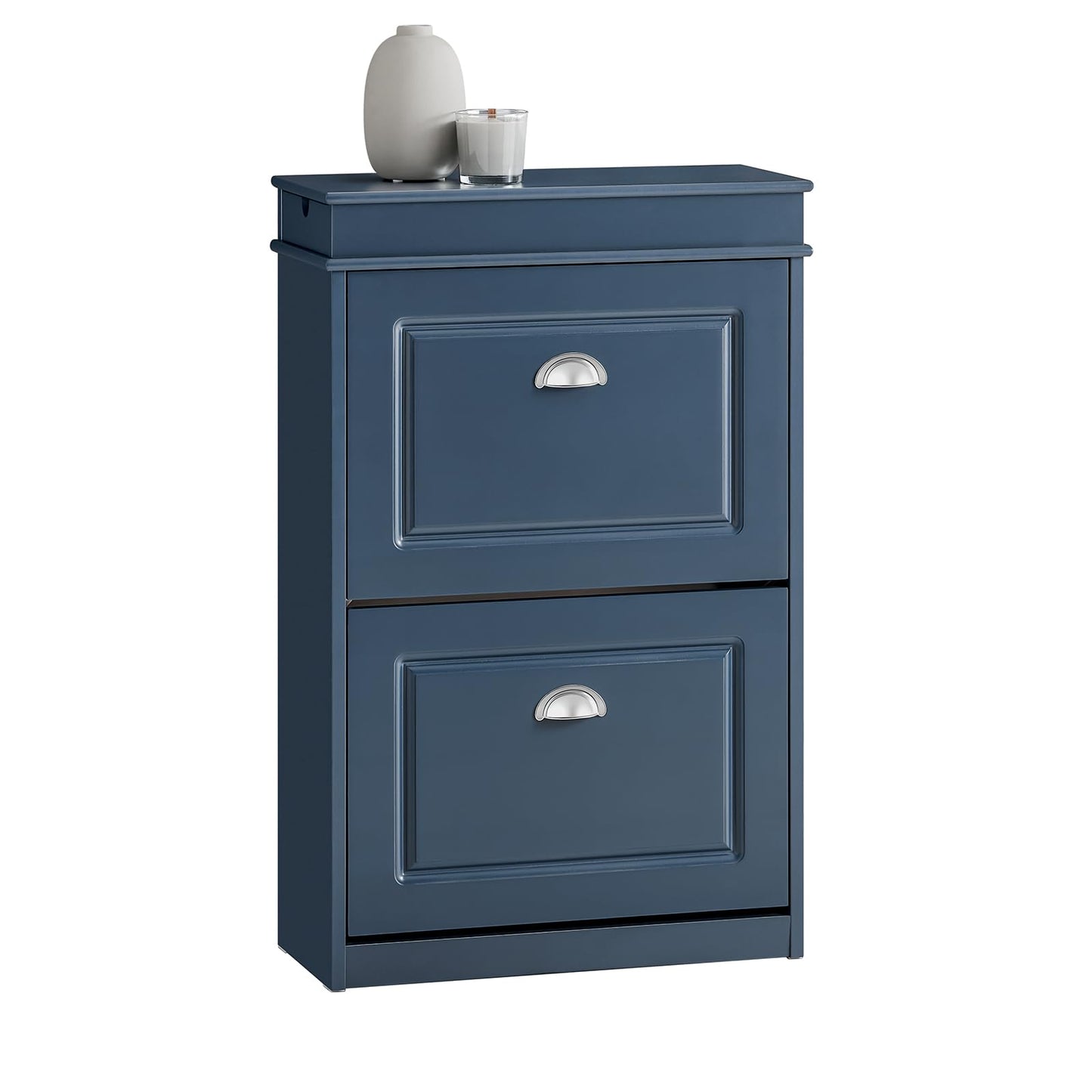 SoBuy Scarpiera salvaspazio Slim, portascarpe salvaspazio Regolabili blu L104*P24*A83 cm FSR79-B