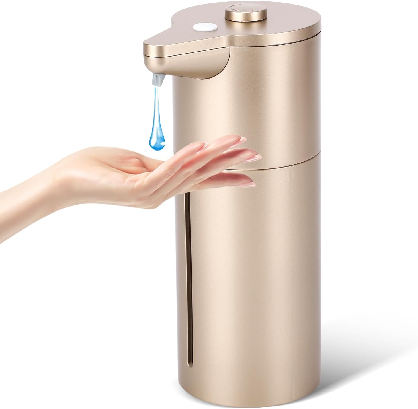 Dispenser automatico di sapone, Simplicity 15, 354,4 g, per cucina e bagno, senza contatto, mani libere, oro