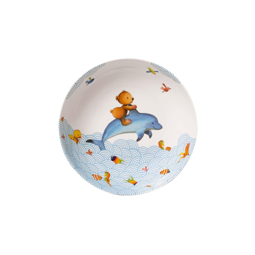 Villeroy & Boch - Kiddy Bears Posate Per Bambini 4 Pezzi, Lavabile in Lavastoviglie, Set di Posate, Acciaio Inossidabile