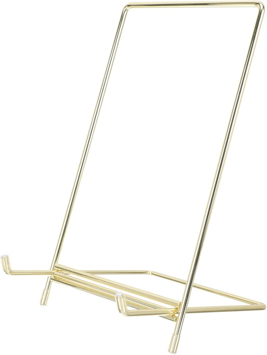 Porta Ricette Minimalista Leggio Per Libri Di Cucina Titolare Supporto in Ferro Piatto D'oro Supporto Porta Ricettario Per Cucina Acciaio Inossidabile Scrivania Opera D'arte