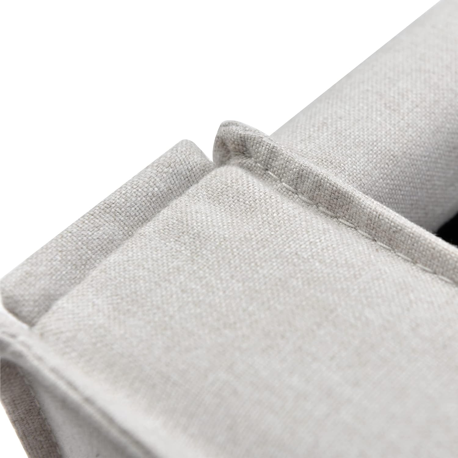 Letto Imbottito 160X200 Idraulico per Adulti con Rete a Doghe in Legno, Struttura e Testata, Moderna con Contenitore Sottoletto, Cotone, Grigio Chiaro, Senza Materasso
