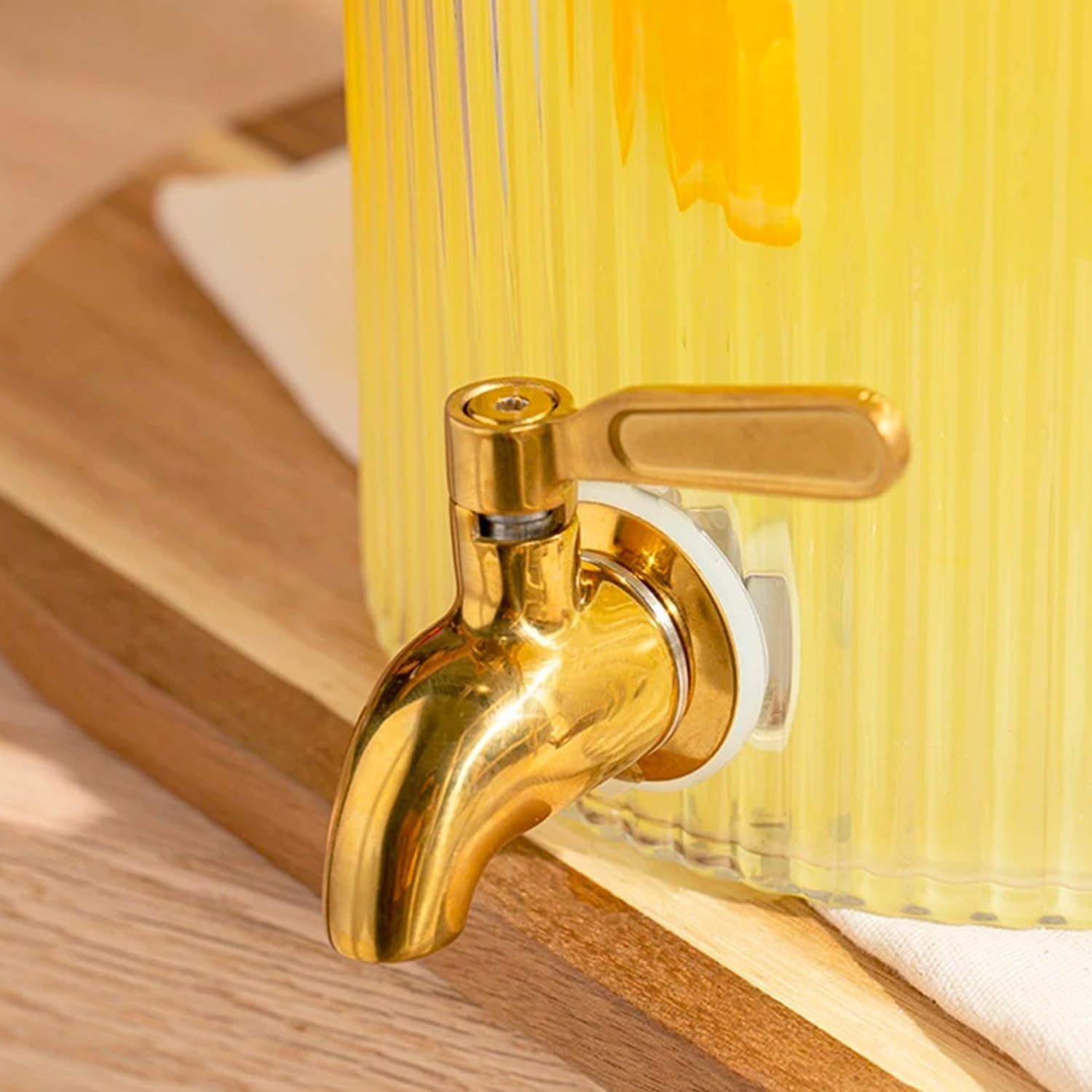 Dispenser con rubinetto, Fontana Di Vetro Per Bevande Dispenser per detersivi con capacità di 5L