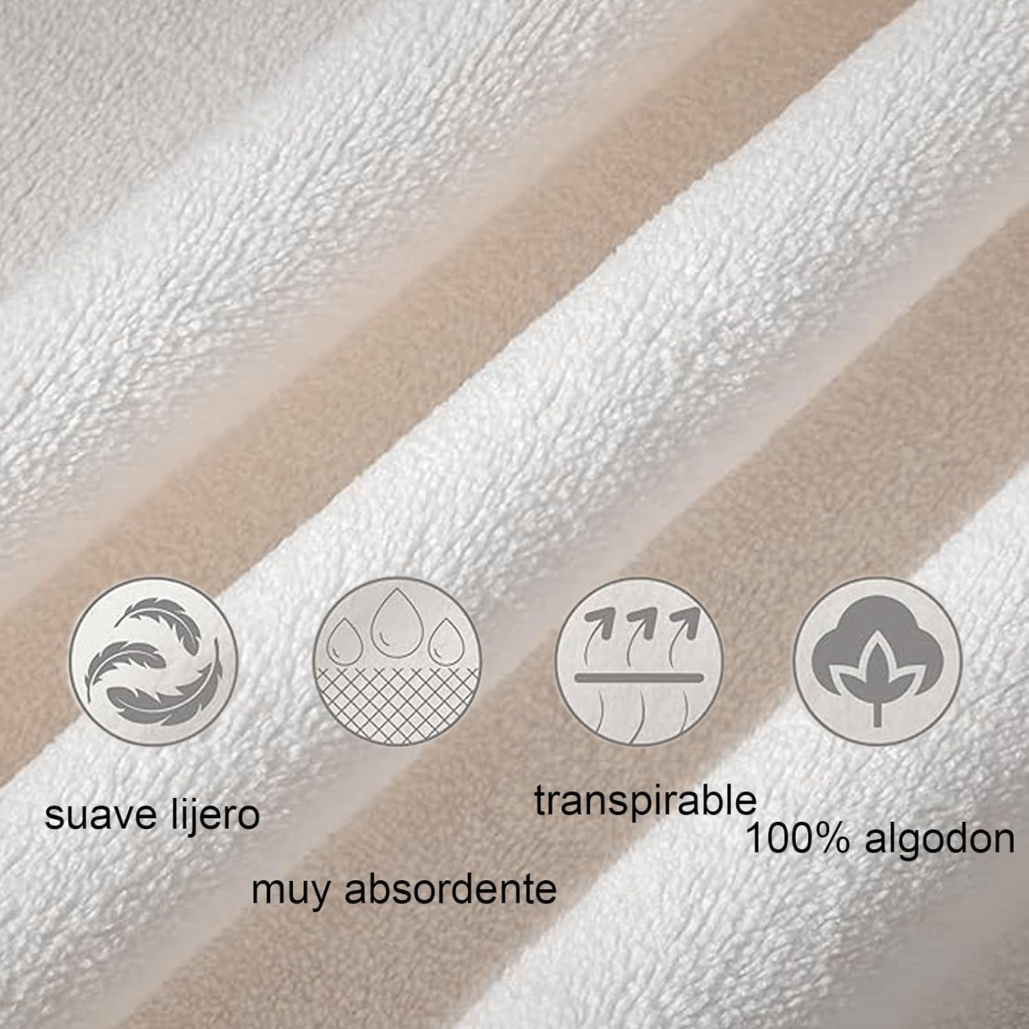 Mantello da bagno con cappuccio in spugna 100% cotone, misura 100 cm x 100 cm, asciugamano per bambino con cappuccio per bambini piccoli, morbido e assorbente con un design amorevole, colore: