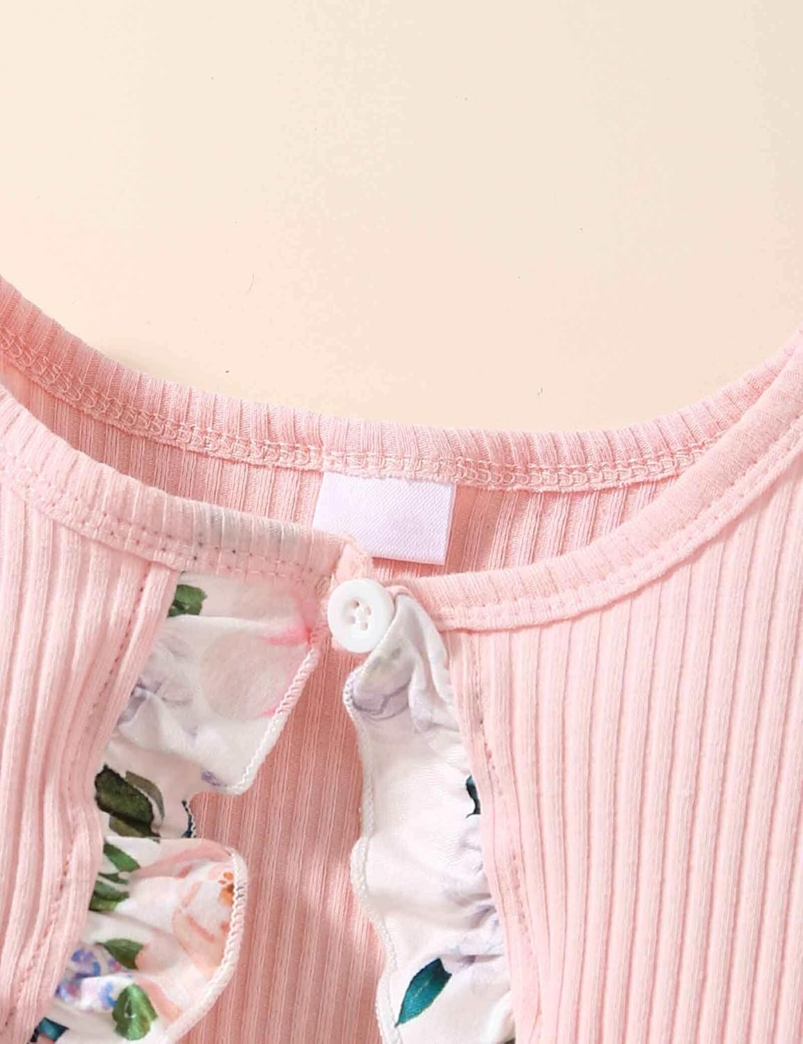 puseky Vestito e cardigan per Bambine Vestito senza maniche con stampa floreale e cappotto 2 pezzi Abitini per bambina