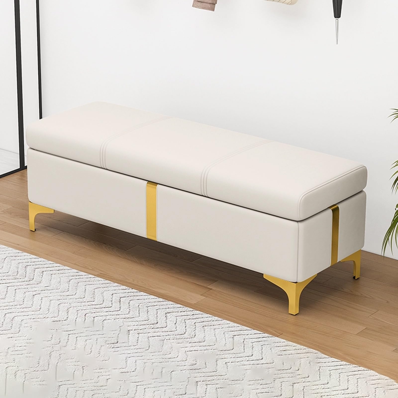 Interno moderno soggiorno pouf cassapanca contenitore, panca scarpiera con seduta Imbottito, panca contenitore camera da letto, mobile ingresso con scarpiera, panca fondo letto matrimoniale.