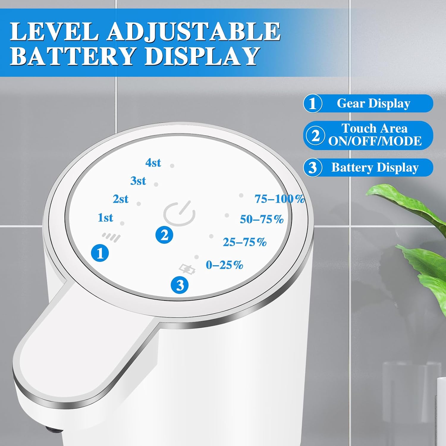 Dispenser Sapone Automatico Montaggio a Parete, USB Ricaricabile Dispenser Sapone Automatico, 380 ml Dispenser Sapone Bagno con Sensore di Movimento Infrarossi