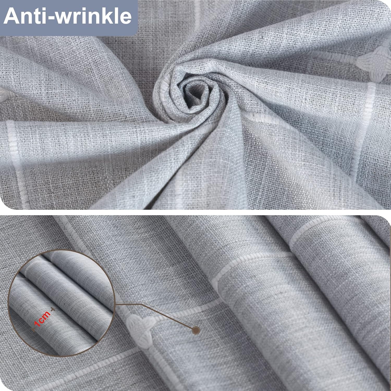 SUNBEAUTY Tovaglia Tavolo Rettangolare Antimacchia Cotone 140x220 Tovaglie Rettangolari Lino Copritavolo Rettangolare Elegante Table Cloth Tovaglia da Pranzo Decorazione Cucina