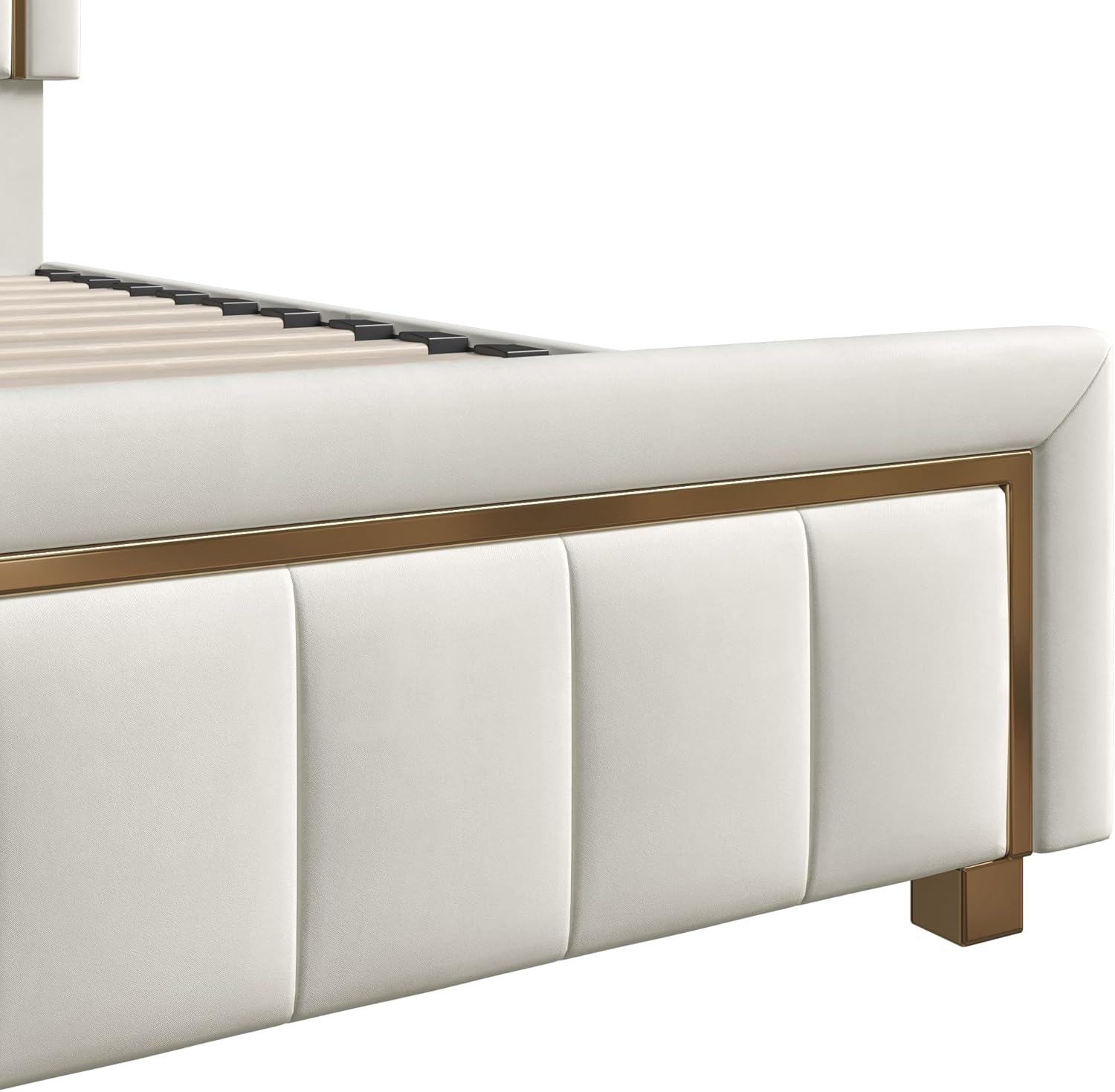 Letto baule 160 x 200 con rete, letto imbottito in velluto con letto matrimoniale, telaio letto imbottito con contenitore letto imbottito per adulti (Beige-B, 160 x 200 cm)