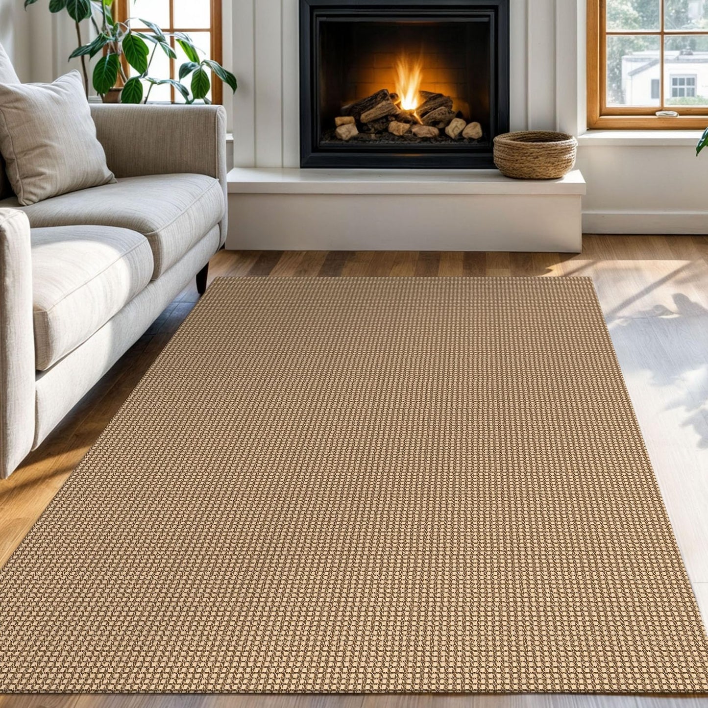 KOZYFLY Tappeto a righe bianche e nere, 60 x 90 cm, in cotone, lavabile, per interni ed esterni, per portico, cucina, fattoria