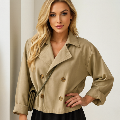 Trench Donna Corto – Stile Compatto, Impatto Elegante