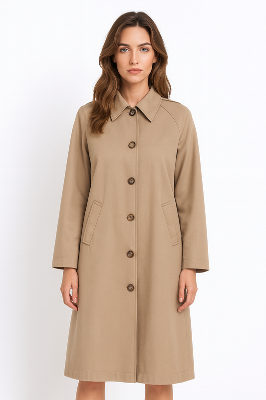 Trench foderato Monopetto