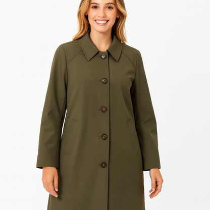 Trench foderato Monopetto