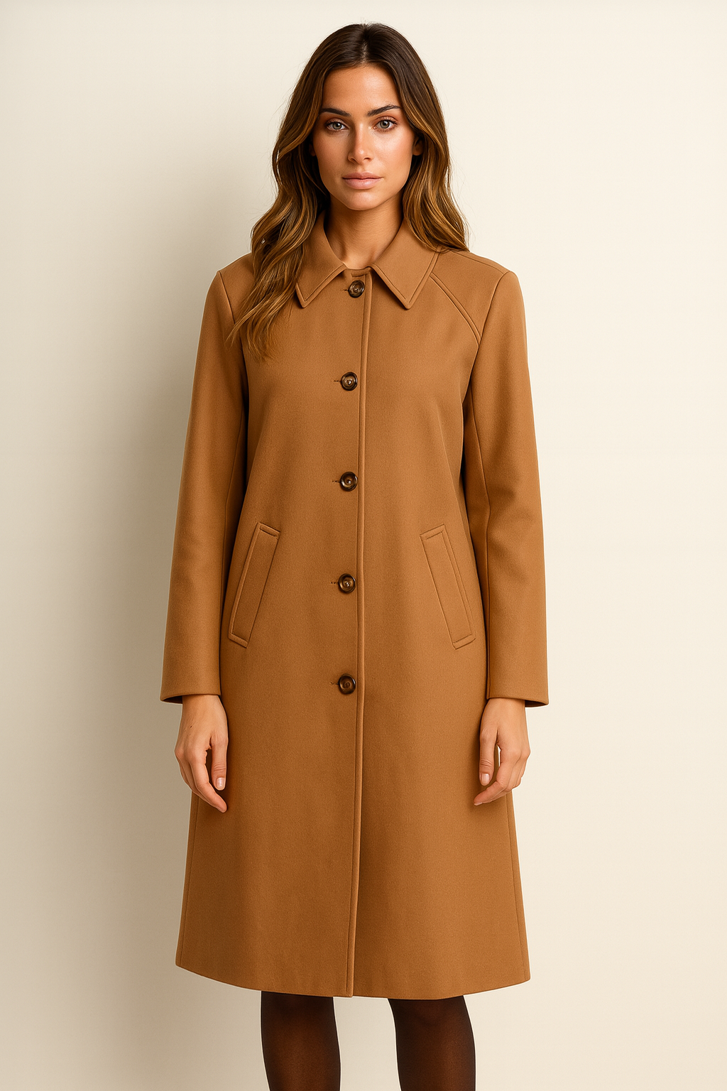 Trench foderato Monopetto