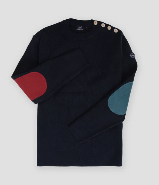 Maglione con toppe