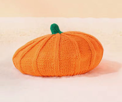 Cappellino zucca per bambini