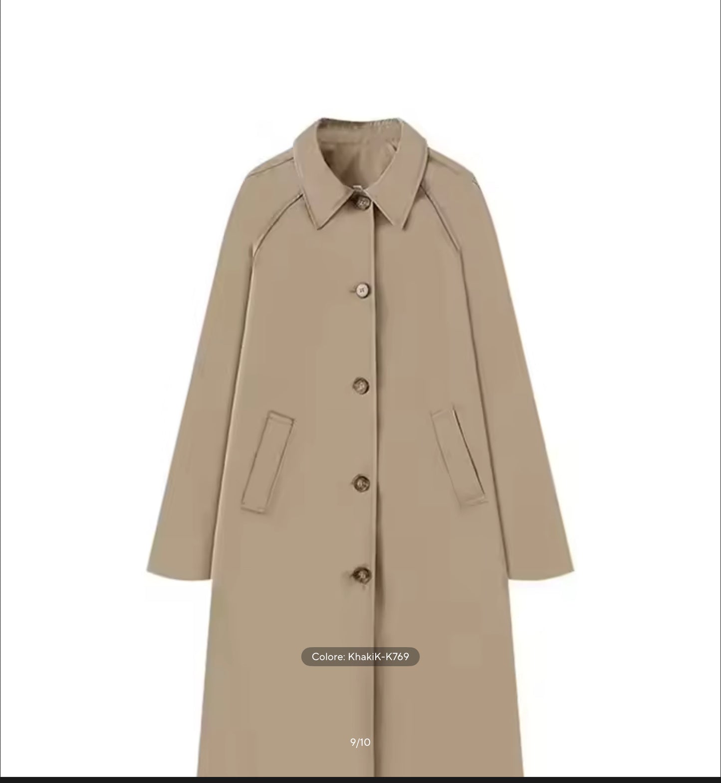 Trench foderato