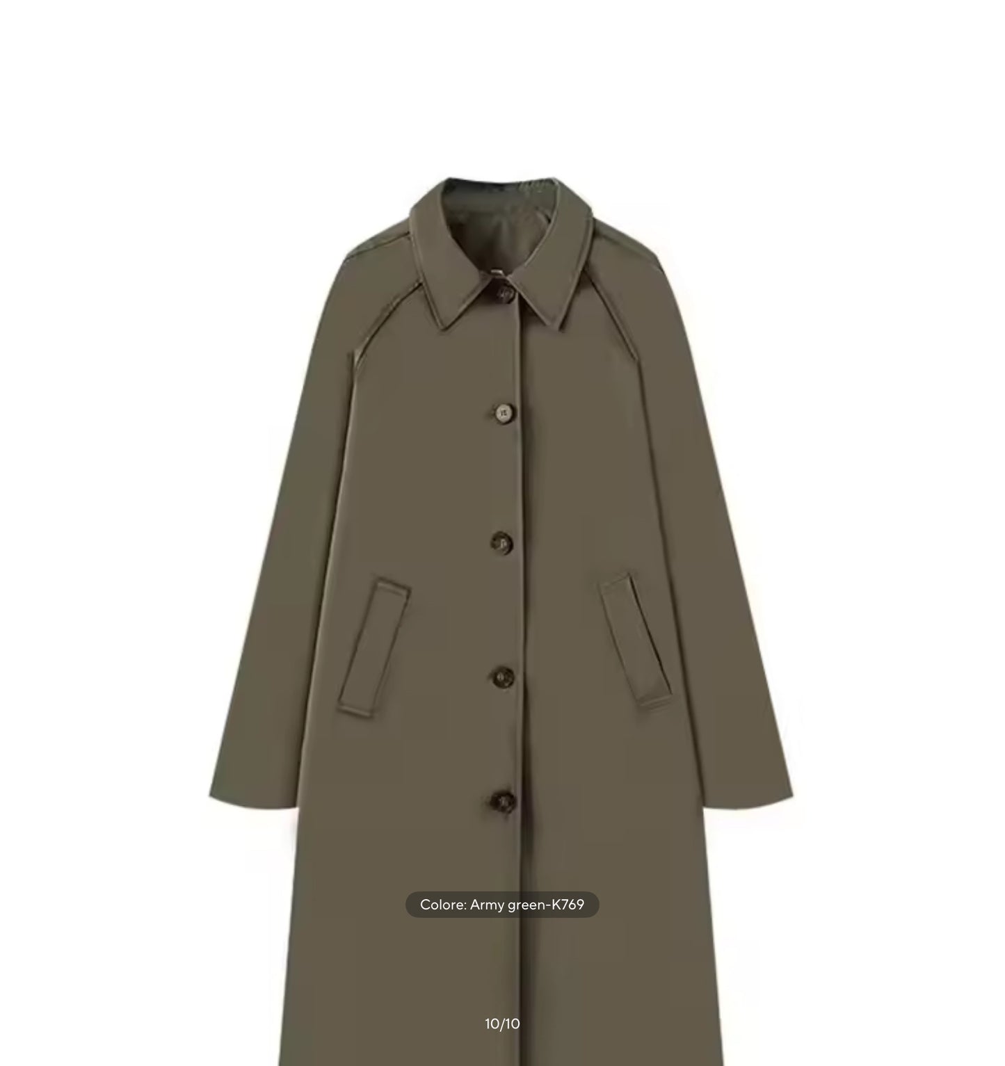 Trench foderato