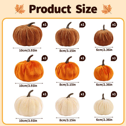 Set di 9 Zucche