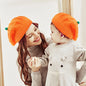 Cappellino zucca per bambini